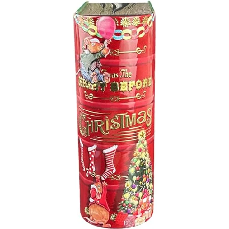 MediMuc Große Buchdose Night Before Christmas - Aufbewahrungsdose, Keksdose, Blechdose - lebensmittelecht - Vol. 3,0l – Bild 4