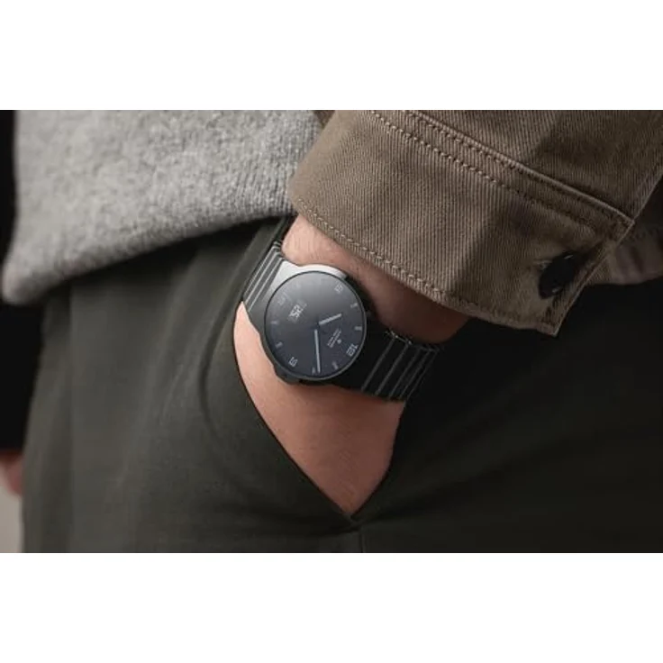 JUNGHANS Funk-Solar Herrenuhr Force Mega Solar Keramik/Eisblau 018/1400.44, Armbanduhr mit schwarzem Keramikarmband und Antireflex-Saphirglas - Preisvergleich – Bild 3