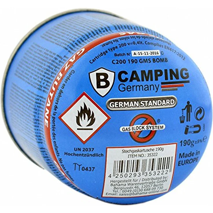 Mianova Campingkocher Camping Kocher Shisha Kohleanzünder Notfallkocher Grill Anzünder Gaskocher Gaskartuschen mit 4 Kartuschen Gasflaschen Kohle Blau – Bild 4