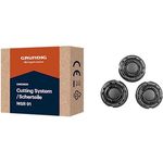 Grundig Ersatzscherkopf MSR 91 (GMS3920), Scherteile für den Herrenrasierer ProClub MS 9130, 3 Ersatzscherköpfe, Titanium Blades Technologie, einfacher Austausch, nachhaltige Verpackung