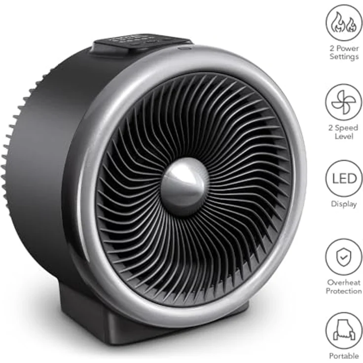 Trotec 2in1 Heizlüfter & Ventilator TFH 2000 E, Heizlüfter – Bild 2