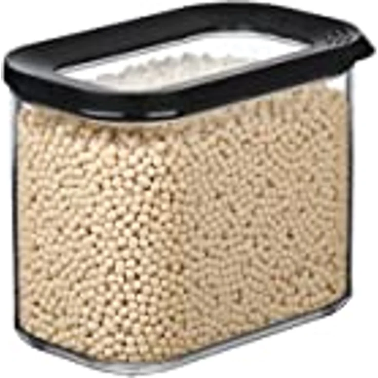 Mepal – Vorratsdose Modula schwarz – 1000 ml Aufbewahrungsdose mit Deckel für trockene Lebensmittel – Küchenorganizer & Ordnungsbox – Frischhaltedose stapelbar und luftdicht – spülmaschinenfest – Bild 2