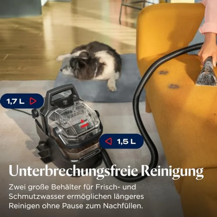 Bissell SpotClean C9 Pro, Nassreiniger mit SmartMix-Tank, 400 Watt, schwarz – Bild 8