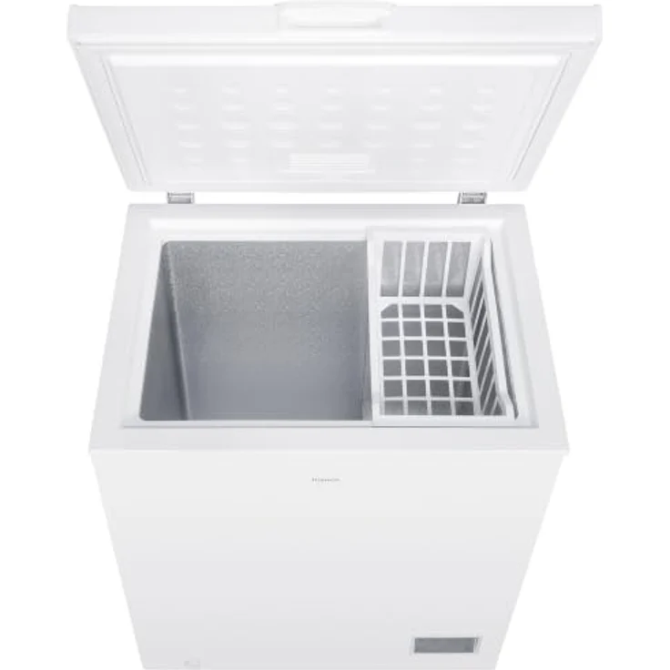 homeX FT1421-W Gefriertruhe, 142 Liter, 4-Sterne Gefrieren, leise 38 dB, inklusive Ablagekorb, kompakte Maße 70,5 x 85 x 56 cm – Bild 10