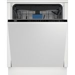BEKO BDIN25530 Einbau-Geschirrspüler vollintegriert, 60 cm, 15 Maßgedecke, 5 Programme, 44 dB(A), höhenverstellbarer Oberkorb, SteamGloss