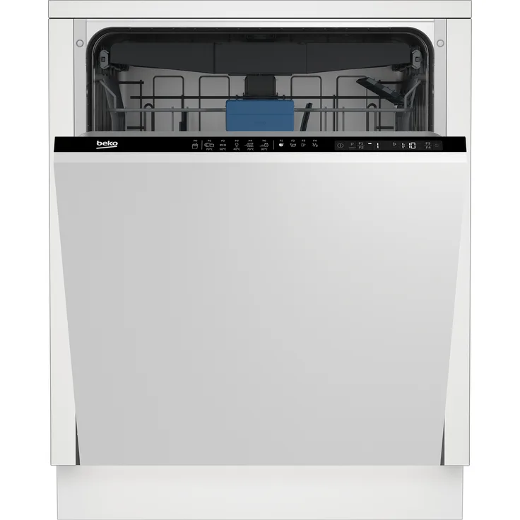 BEKO BDIN25530 Einbau-Geschirrspüler vollintegriert, 60 cm, 15 Maßgedecke, 5 Programme, 44 dB(A), höhenverstellbarer Oberkorb, SteamGloss