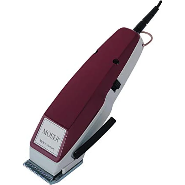 Moser 1400 Haarschneider für Männer, clipper, mit Kabel, mit Zubehör, mit 5 arretierbaren Positionen (0,7 bis 3 mm), vier Führungskämme | 1er Pack – Bild 2