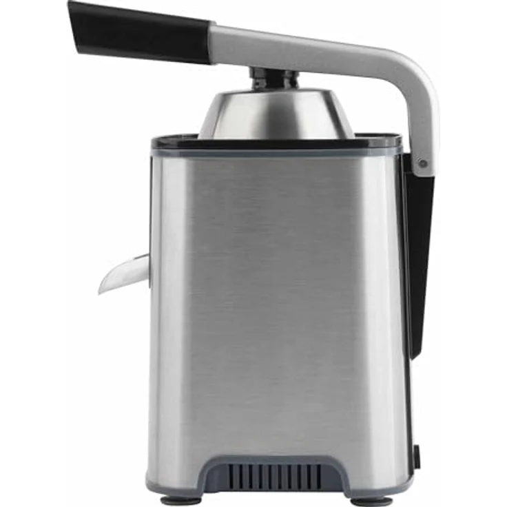 Jata JEEX1155 Elektrische Orangenpresse, 600 W, mit Arm, Doppelkegel für alle Obstsorten, abnehmbar, einfache Reinigung, leise, Edelstahl-Körper – Bild 4