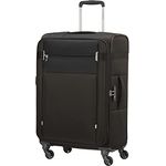Samsonite Citybeat - Spinner L, Erweiterbar Koffer, 78 cm, 105/113 L, Schwarz (Black)