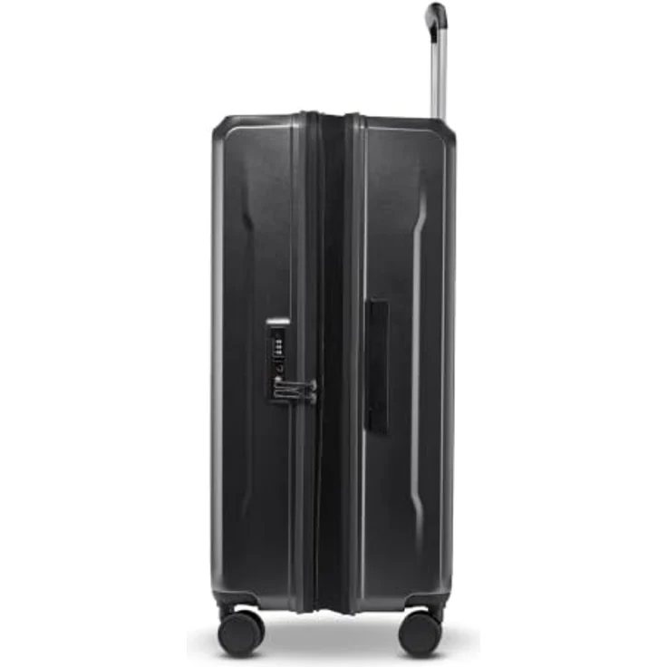 Stratic PHOENIX SL Trolley L, 76 cm erweiterbar, 4 Doppelrollen, Hartschale im Streifendesign, TSA-Zahlenschloss – Bild 3