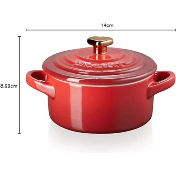 Le Creuset Mini Cocotte, Steinzeug, kratzfest – Bild 6