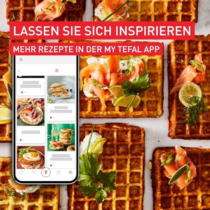Tefal 2-in-1-Sandwichmaker Snack Collection Precision, Sandwiches & Waffeln, 3 Programme, digitaler Bildschirm, Timer – Bild 6