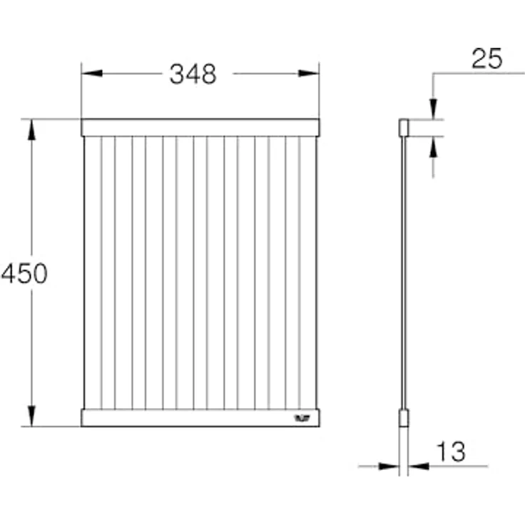 Grohe Multifunction - Abtropfgestell (450 x 348 mm, zusammenklappbar, spülmaschinenfest, korrisionsfrei), edelstahl – Bild 3