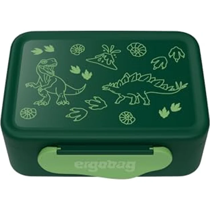ergobag Brotdose mit Trennfach, BPA-frei, spülmaschinenfest, robuster Lunchbox – Bild 1