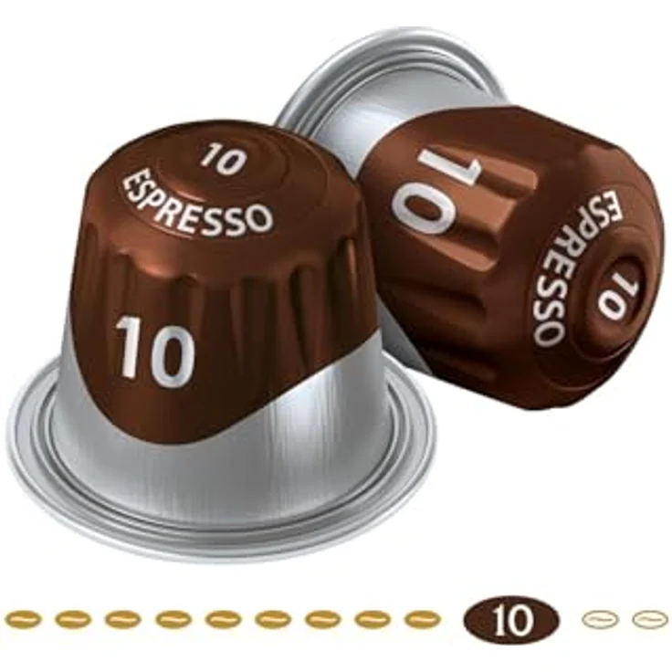 Jacobs Espresso 10 Intenso, Kaffeekapseln, Nespresso Kompatibel, Kaffee, 200 Kapseln, á 5.2 g – Bild 3