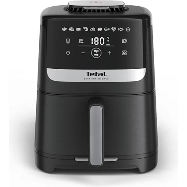 Tefal Easy Fry Silence EY5528, Heißluftfritteuse XL mit Sichtfenster, leise Fritteuse mit Heißluft-Technologie, 10 Programme, wenig Ölbedarf, Grillrost inkl. – Bild 2