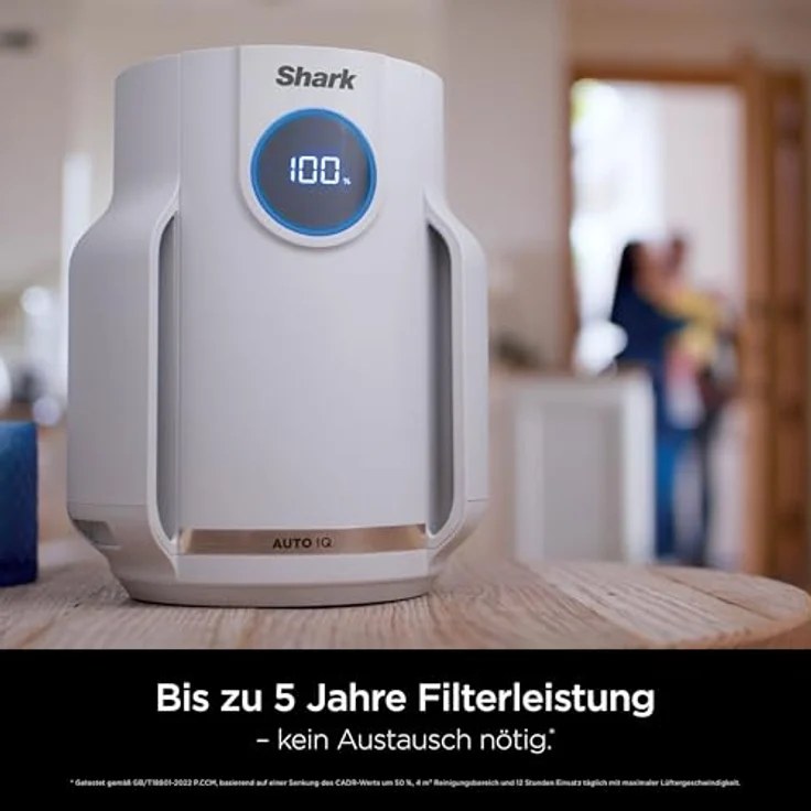 Shark NeverChange Luftreiniger Compact Pro für bis zu 5 Jahre - Weiß HP072EUWH – Bild 7