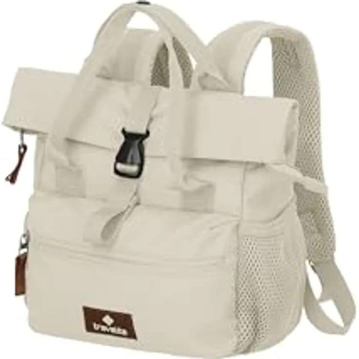 Travelite Basics City Rucksack, 27 cm, off white, 100% Polyester, 20 cm x 10 cm