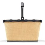 REISENTHEL® Shopper Carrybag, Polyester Einkaufstasche mit praktischem Reißverschlussfach, schwarz