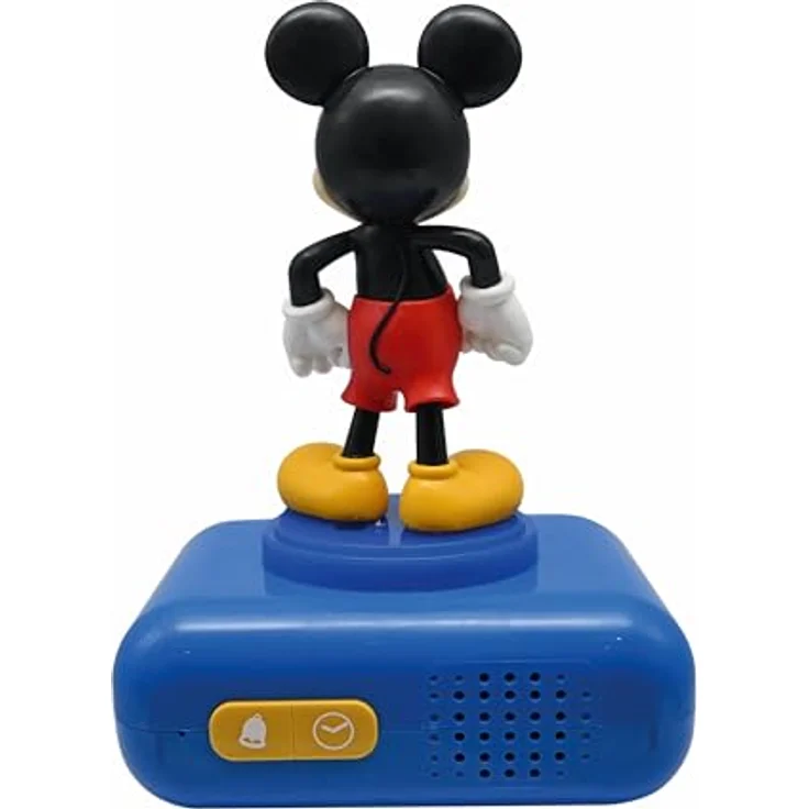 Lexibook Disney Mickey, Wecker mit Nachtlicht und 6 Sounds, hintergrundbeleuchtetes LCD-Display, Schlummerfunktion, Blau, RL800MCH – Bild 2