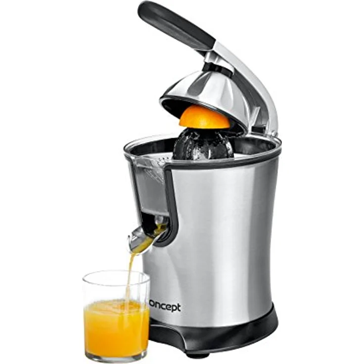 CONPT Hausgeräte 3520 Hochwertige elektrische Zitruspresse mit Hebelarm, 750ml, 160W, Edelstahl – Bild 2