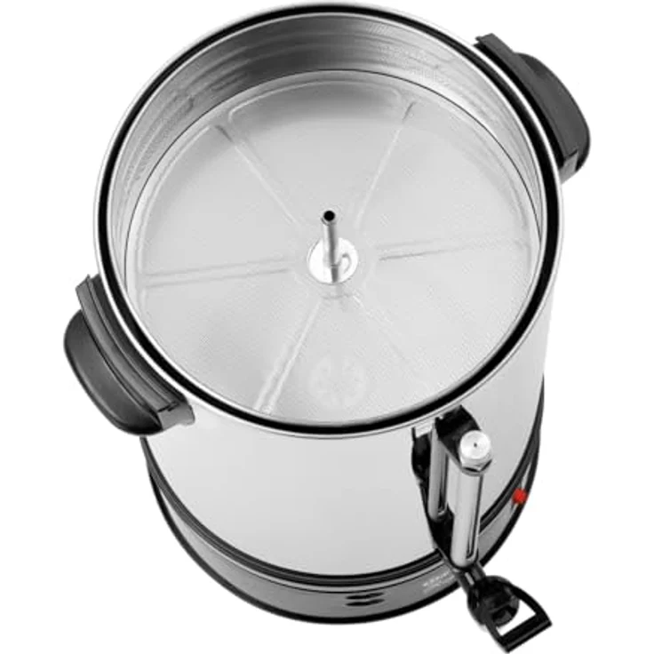 Bartscher Kaffeemaschine Regina Plus 90, 14 l, Edelstahl, für bis zu 90 Tassen, mit Warmhaltefunktion, entkalkbar, für Gastronomie – Bild 2