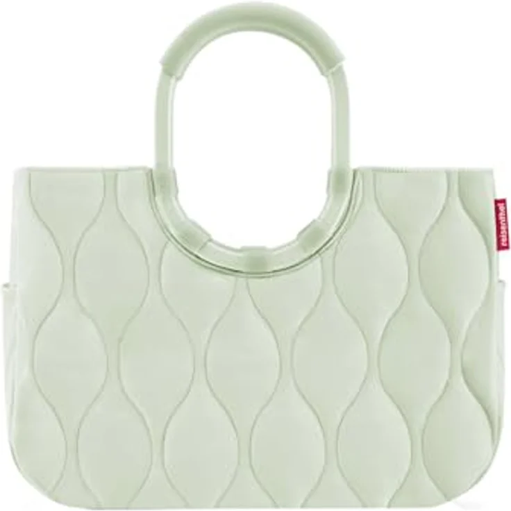 reisenthel loopshopper L puffer iced matcha, stabile Einkaufstasche mit wasserabweisendem Design und 25 l Volumen, aus recycelten PET-Flaschen – Bild 2