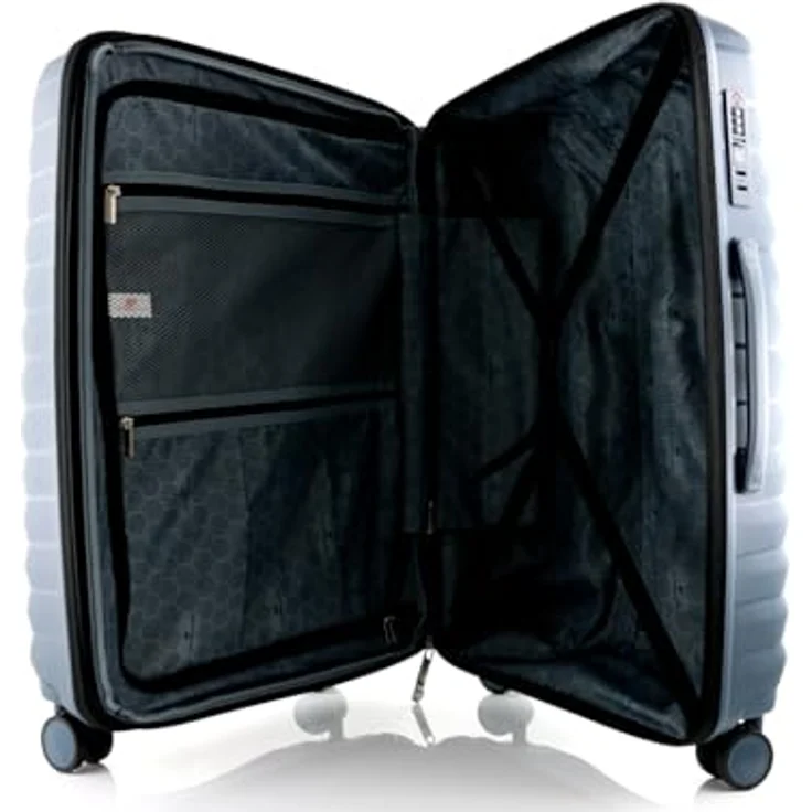 Picard Hartschalen-Trolley Vienna, 4 Rollen, Polypropylen mit Wäschefach und TSA-Schloss, schwarz – Bild 6