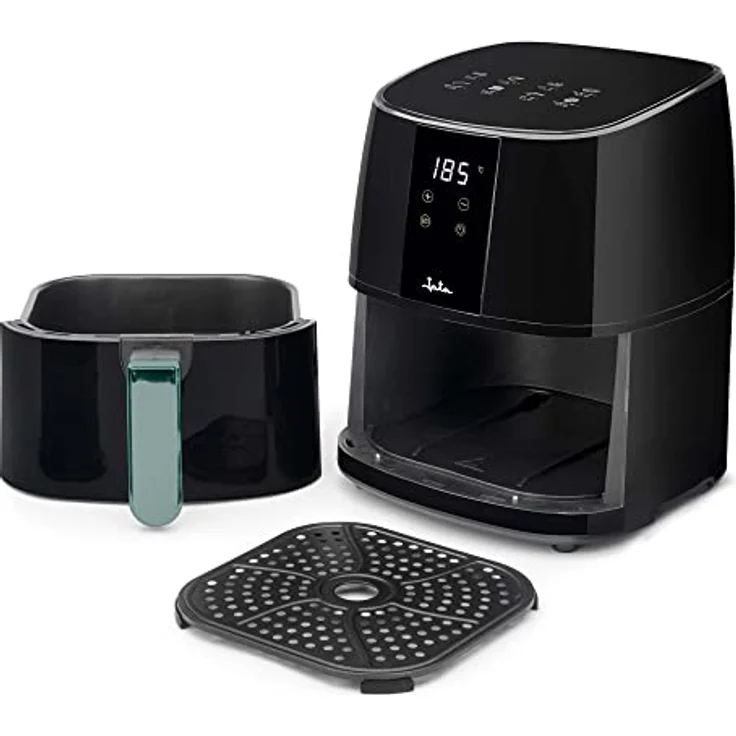Jata JEFR1226 Ölfreie Luftfritteuse, 4 Liter, digitales Bedienfeld, maximale Temperatur von 200 ° und 60 Minuten Timer, antihaftbeschichtet, einfache Reinigung – Bild 3