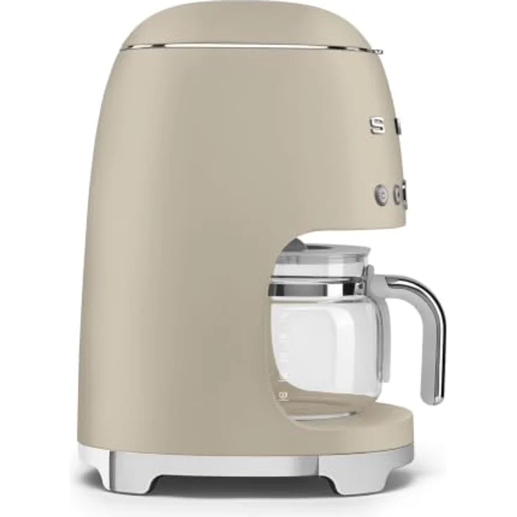 Smeg DCF02MLMEU Filter-Kaffeemaschine mit Aroma- und Autostart-Funktion, Glaskaraffe bis 12 Tassen, 2 Intensitätsniveaus, Warmhaltefunktion, 1050W, Moonlight – Bild 3