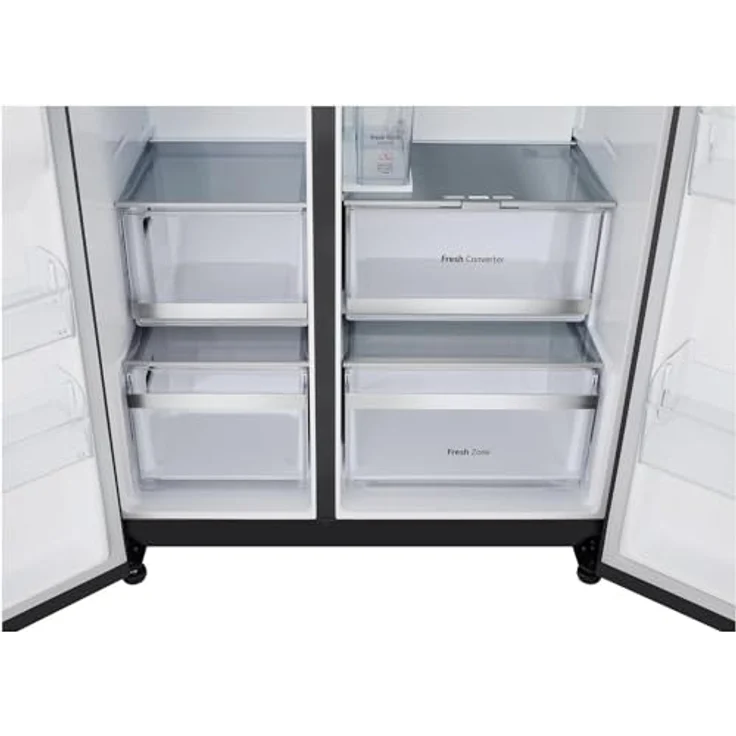 LG GSLE91EVAC Side-by-Side Kühlschrank, 628 l, No-Frost, Eis- & Wasserspender, WLAN, Energieklasse C, schwarz – Bild 12