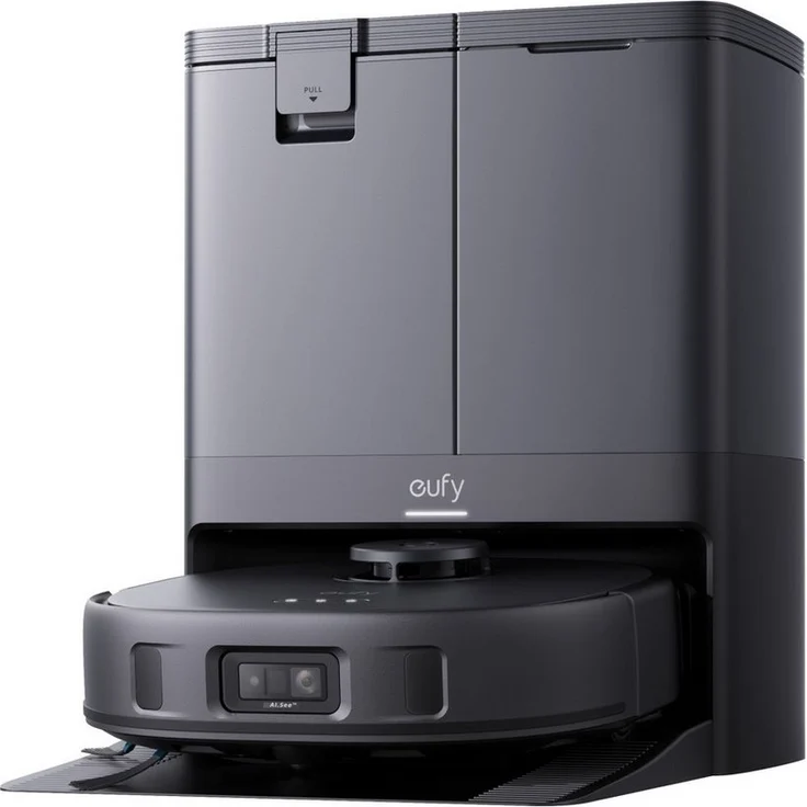 eufy Saugroboter X10 Pro Omni Mopmaster, 8.000Pa, Auto-Absaugen/Befüllen, 2× Auto-Lift-Mopp mit Auto-Waschen/Trocknen, Aktive Hindernisvermeidung