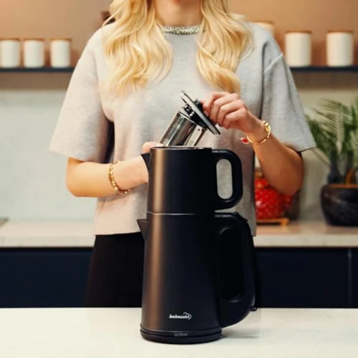 kochmaster Dem Söleni Teemaschine PA 10128, Edelstahl Teekocher mit 2,0 L Wasserkocher und Warmhaltefunktion, 1800 W – Bild 7