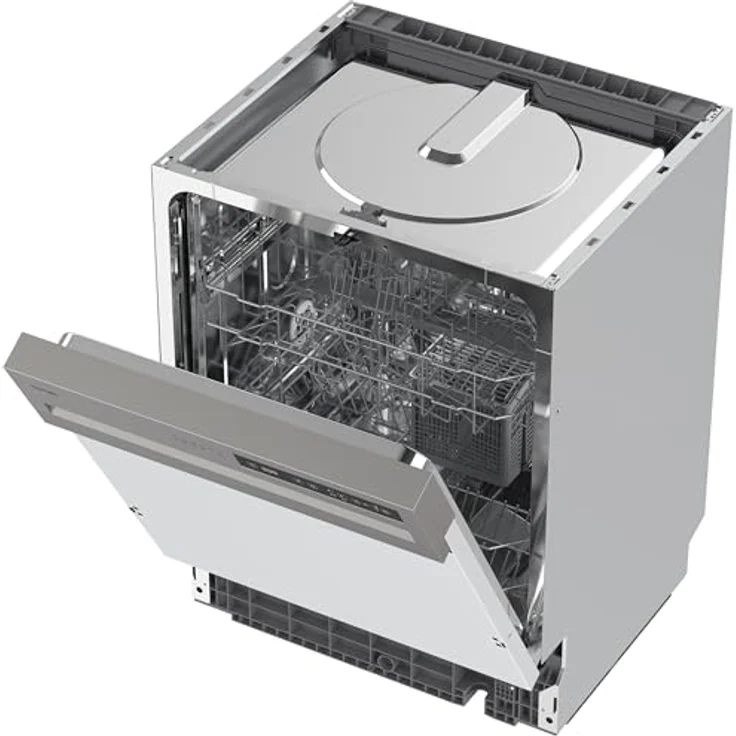 homeX DWSI601449E Geschirrspüler 60 cm, teilintegrierbar, 14 Maßgedecke, 6 Programme, leise mit 49 dB, Energieeffizienzklasse E – Bild 12
