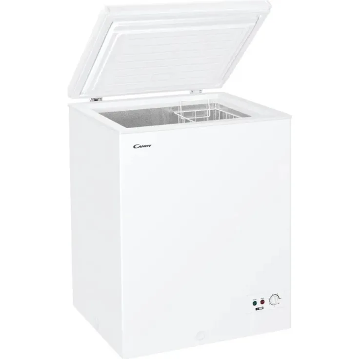 Candy CCHH 145E, freistehender Gefrierschrank mit 137 L Nutzinhalt, 4 Sterne, leise (39 dB), weiß