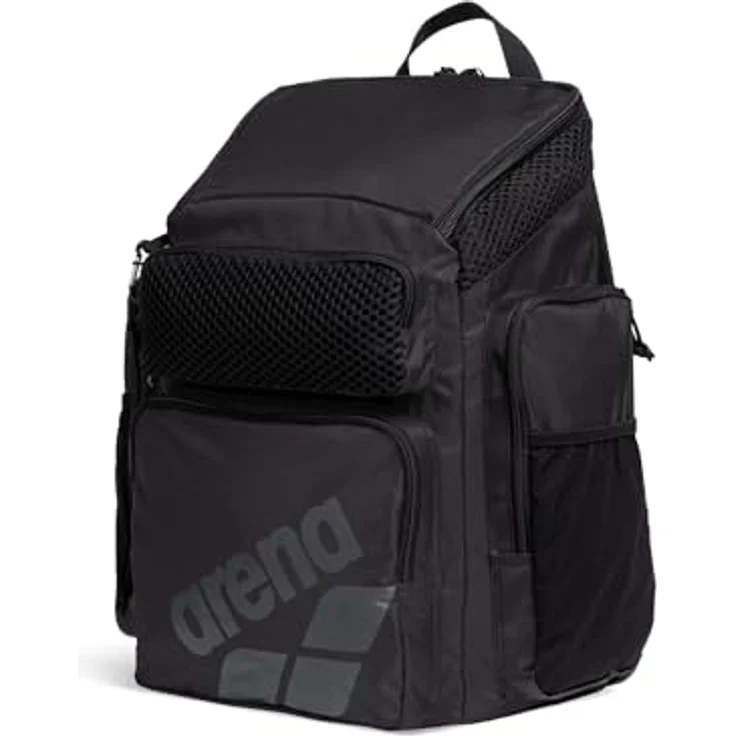 Arena ONE GO BACKPACK 45L, Sportrucksack mit Laptopfach und wasserabweisendem Material, schwarz – Bild 2