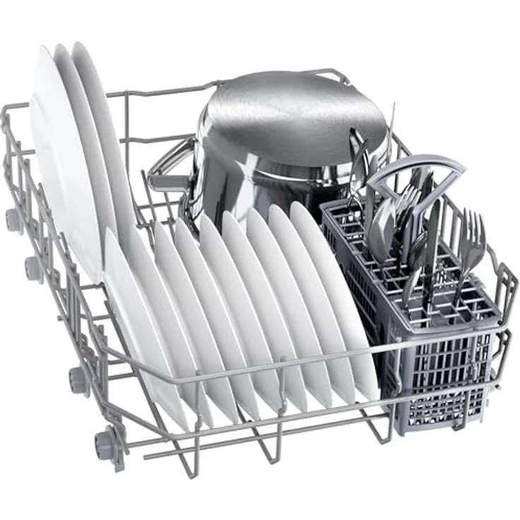 Bosch Serie 2 SPS2HKW55E, Freistehender Geschirrspüler (45 cm), 10 Maßgedecke, Weiß, 6 Programme, effektive Reinigung, Home Connect – Bild 3