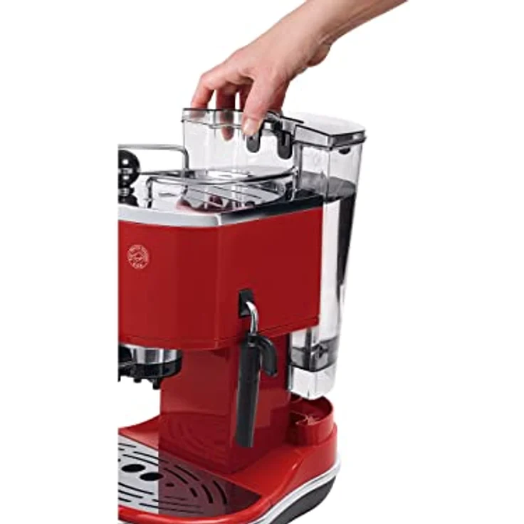 De'Longhi ECO 311.R Icona Vintage Kaffeemaschine, rot – Bild 3