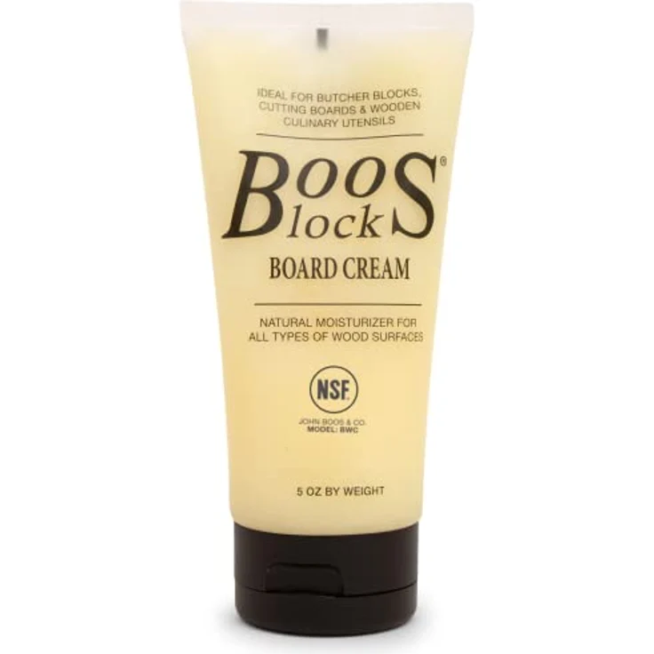 Boos Block Board Cream (148 ml) – Schneidebrett Wachs - Holzwachs Lebensmittelecht - Beeswax Für Holz - Bienenwachs Holzpflege – Bild 1