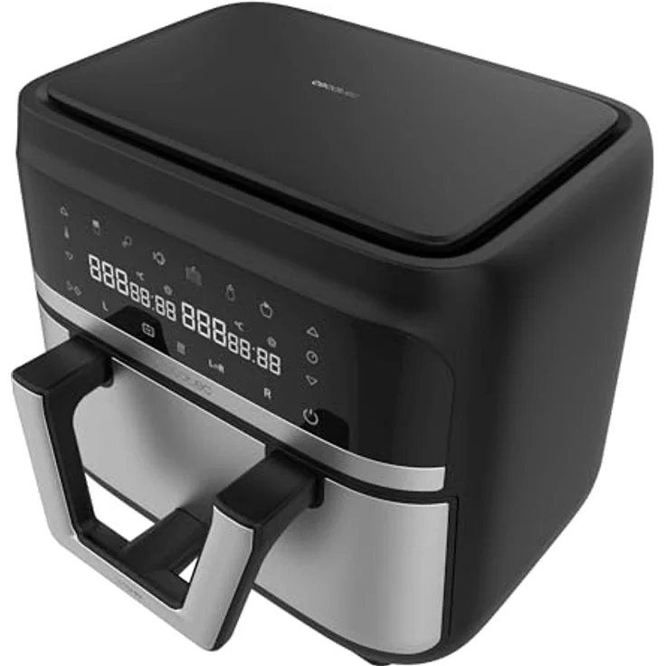 Cecotec CecoFry Advance Double, Heißluftfritteuse 9 L, 2850 W, digitale und ölfreie Diätfritteuse mit zwei Körben und PerfectCook-Technologie – Bild 2