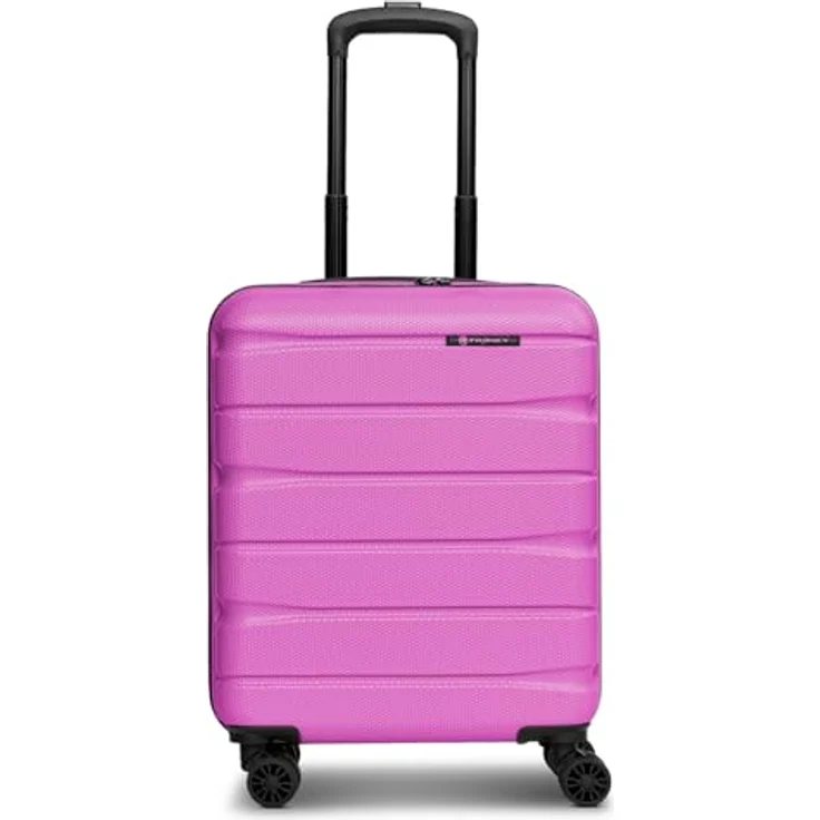 Franky Munich 4.0 Kabinentrolley S 53 cm, 4 Rollen, Dehnfalte, 100% ABS, rosa – Bild 7