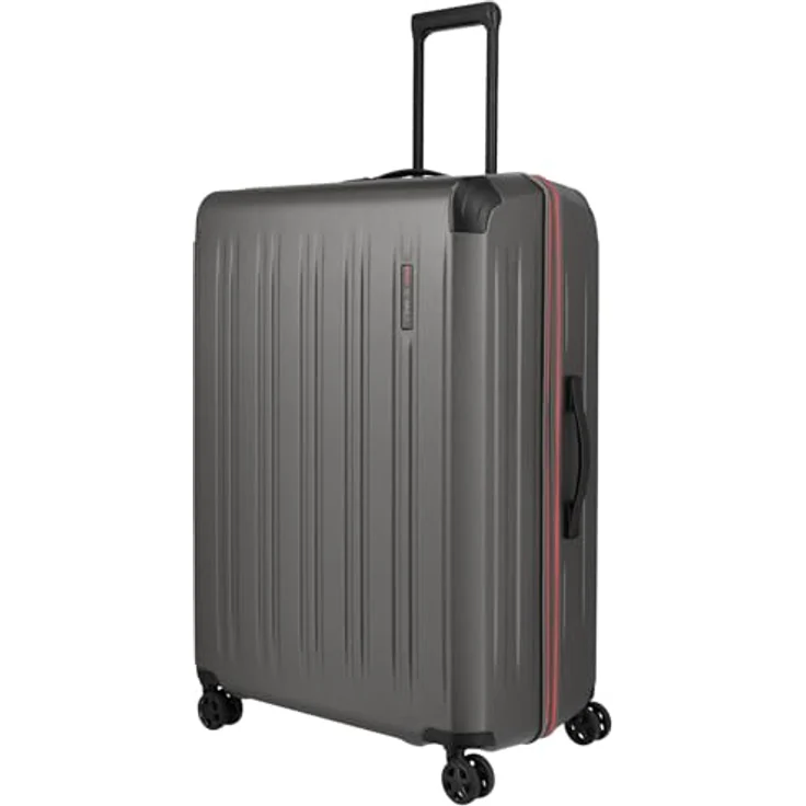 Travelite Dynamiic 4 Rollen Trolley XL, 81 cm, grau, 100% ABS – Bild 1