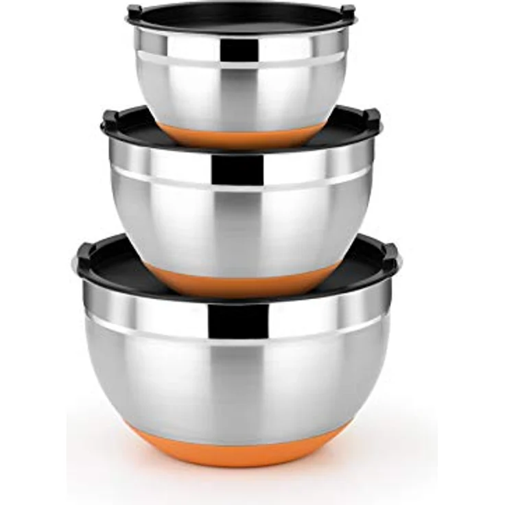 BRA Efficient Schüssel aus Edelstahl, 16 cm, 1,6 Liter, Stainless Steel – Bild 2