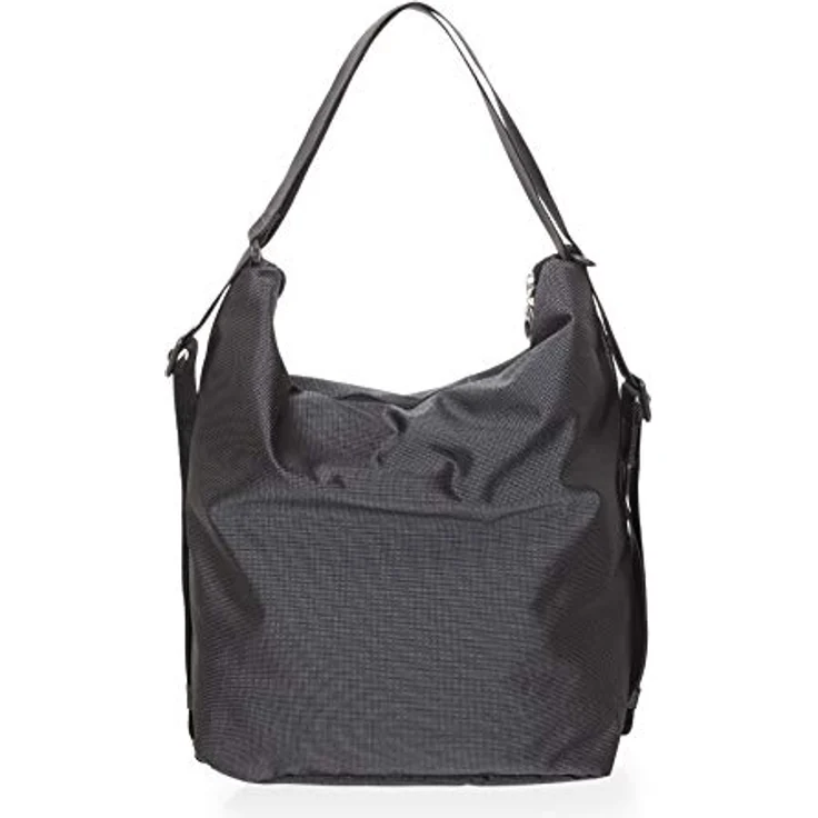 Mandarina Duck MD20 Umhängetasche, 39 cm, in Steel mit Reißverschluss und praktischem Schlüsselanhänger – Bild 6