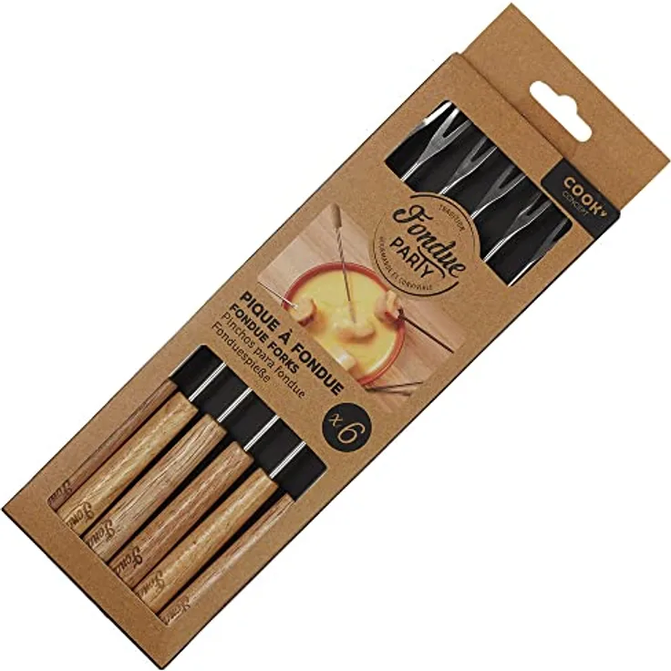 SET 6 PINCHOS FONDUE 23 CM