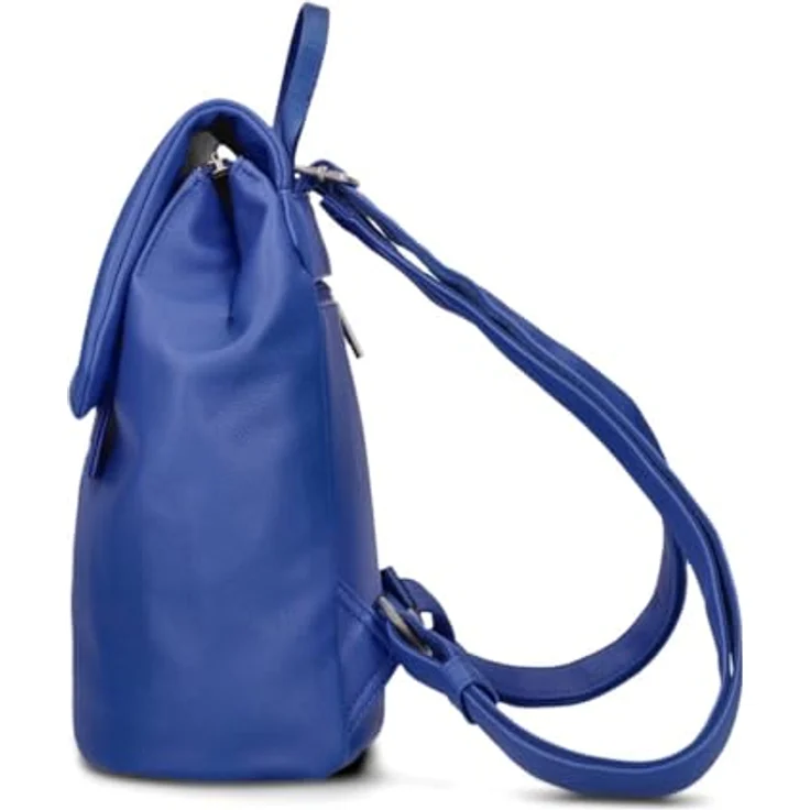 Zwei Mademoiselle.M City Rucksack, 29 cm, blau, aus 100% Polyurethan, 24 cm x 13 cm x 29 cm – Bild 5