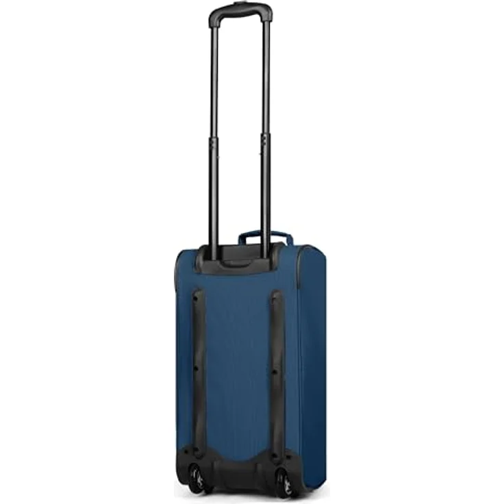 Redolz Duffle Essentials 2-Rollen Reisetasche, 28 cm, Blau, 39 l mit sicherem Reißverschlussfach und arretierbarem Griff – Bild 7