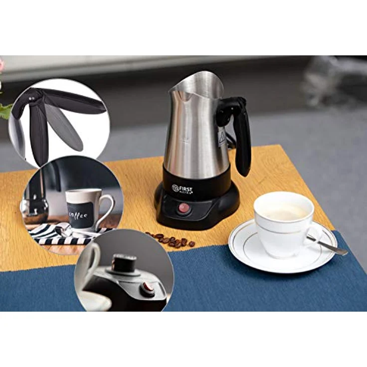 TZS FIRST AUSTRIA Elektrischer Kaffeekocher Türkische Kaffeemaschine 800W – Bild 6