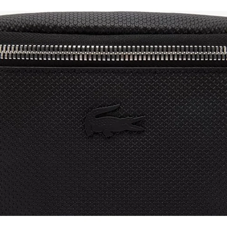 Lacoste Chantaco Gürteltasche aus Leder, 26 cm, schwarz – Bild 8