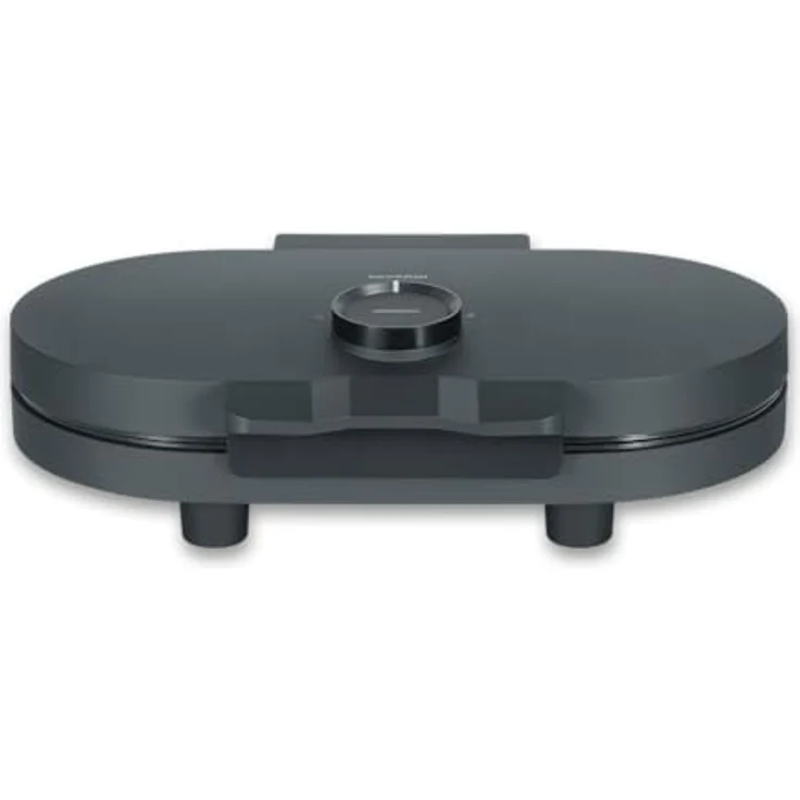 SEVERIN Duo-Waffeleisen Black Line WA 2118, Doppelwaffeleisen mit 1.200 W, PFAS-freier Beschichtung, kompaktes Design, schwarz – Bild 4
